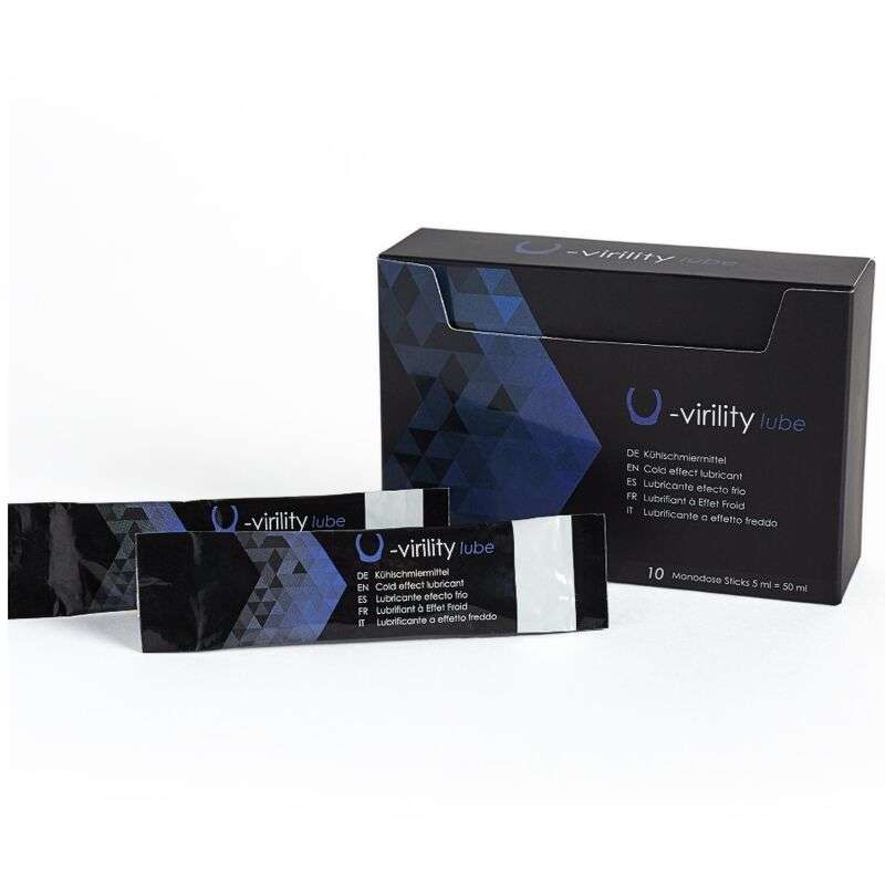 500 COSMETICS - U-VIRILITY LUBE COLD EFFECT LUBRICANT 10 X 5 ML 500 COSMETICS - U-VIRILITY LUBE COLD EFFECT LUBRICANT 10 X 5 ML