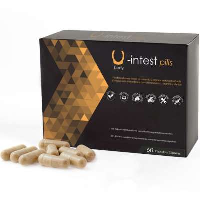 500 COSMETICS -U-INTEST CAPSULES TO PREVENT HEMORRHOIDS - 60 CAPSULES