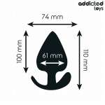 ADDICTED TOYS - ANAL PLUG SILICONE SIZE XXL 11 CM
