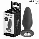 ADDICTED TOYS - ANAL PLUG WITH JEWEL SILICONE SIZE M 10.4 CM