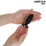 ADDICTED TOYS - ANAL PLUG WITH JEWEL SILICONE SIZE S 8.8 CM