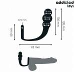 ADDICTED TOYS - ANAL PLUG WITH RING SILICONE MODEL 1