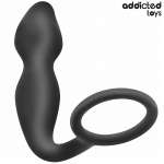 ADDICTED TOYS - ANAL PLUG WITH RING SILICONE MODEL 2