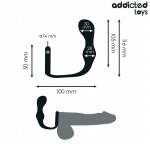 ADDICTED TOYS - ANAL PLUG WITH RING SILICONE MODEL 3