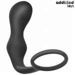 ADDICTED TOYS - ANAL PLUG WITH RING SILICONE MODEL 3