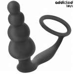 ADDICTED TOYS - ANAL PLUG WITH RING SILICONE MODEL 5