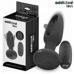 ADDICTED TOYS - ANAL PLUG WITH VIBRATING TONGUE AND REMOTE CONTROL