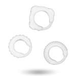 ADDICTED TOYS - C-RING SET CLEAR