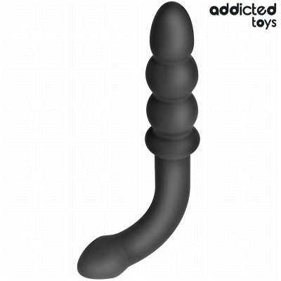 ADDICTED TOYS - DOUBLE ANAL MASSAGER SILICONE 16.5 CM