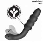 ADDICTED TOYS - DOUBLE ANAL MASSAGER SILICONE 16.5 CM