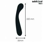 ADDICTED TOYS - DOUBLE ANAL MASSAGER SILICONE 22.5 CM