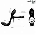 ADDICTED TOYS - DOUBLE PENIS RING WITH CLITORAL STIMULATOR