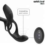 ADDICTED TOYS - DOUBLE PENIS RING WITH CLITORAL STIMULATOR