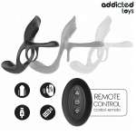 ADDICTED TOYS - DOUBLE PENIS RING WITH CLITORAL STIMULATOR