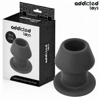 ADDICTED TOYS - EXTREME HOLLOW ANAL PLUG SILICONE SIZE L 10.4 CM