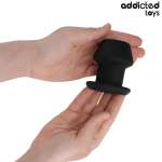ADDICTED TOYS - EXTREME HOLLOW ANAL PLUG SILICONE SIZE S 7.5 CM