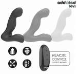 ADDICTED TOYS - OSCILLATING PROSTATE MASSAGER WITH PULSATION MODE REMOTE CONTROL