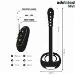 ADDICTED TOYS - P-SPOT VIBRATING COCK RING REMOTE CONTROL