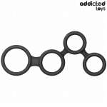 ADDICTED TOYS - PENIS RING WITH DIVIDERS FOR TESTICLES