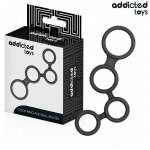 ADDICTED TOYS - PENIS RING WITH DIVIDERS FOR TESTICLES