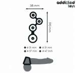 ADDICTED TOYS - PENIS RING WITH DIVIDERS FOR TESTICLES