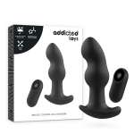 ADDICTED TOYS - REMOTE CONTROL PLUG ANAL P-SPOT BLACK