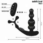 ADDICTED TOYS - ROTATING PROSTATE MASSAGER REMOTE CONTROL