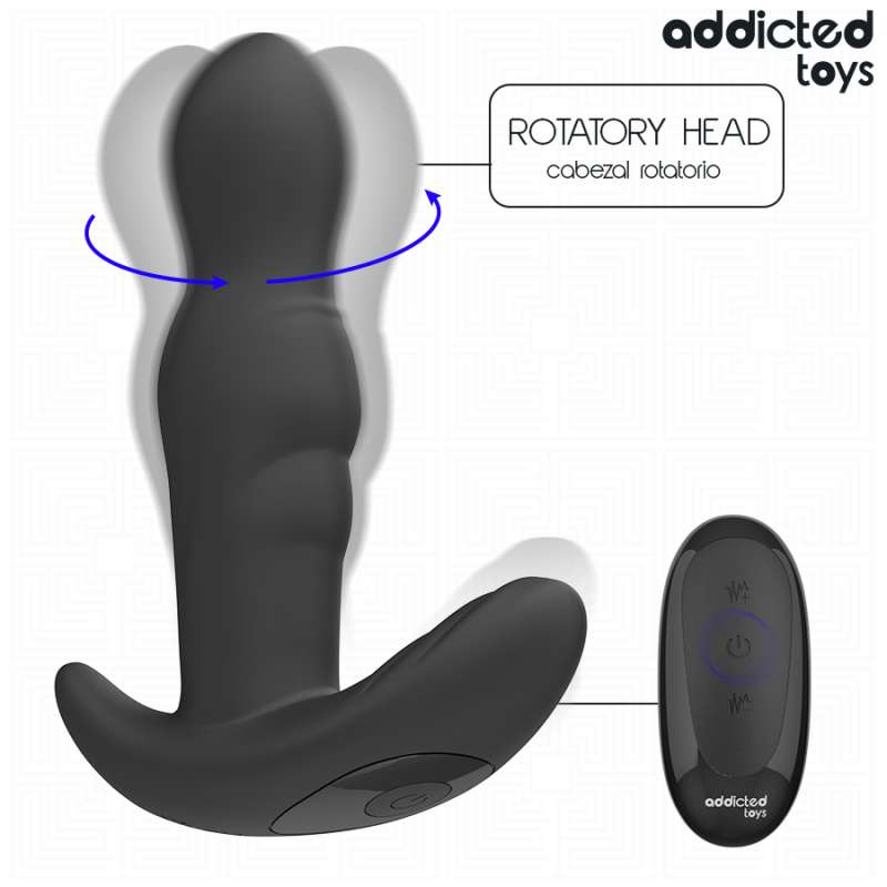 ADDICTED TOYS - ROTATING VIBRATING ANAL PLUG REMOTE CONTROL ADDICTED TOYS - ROTATING VIBRATING ANAL PLUG REMOTE CONTROL
