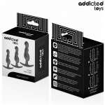 ADDICTED TOYS - SET OF 3 ANAL PLUG SILICONE MODEL 1