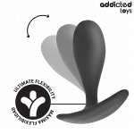 ADDICTED TOYS - SET OF 3 ANAL PLUG SILICONE MODEL 2
