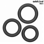 ADDICTED TOYS - SET OF SILICONE RINGS MODEL 1