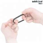 ADDICTED TOYS - TEXTURED COCK RING SET 4 SIZES