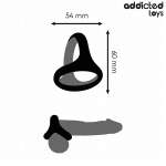 ADDICTED TOYS - THICK TRIPLE PENIS RING