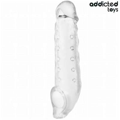ADDICTED TOYS - TRANSPARENT PENIS SHEATH SIZE M 27 CM
