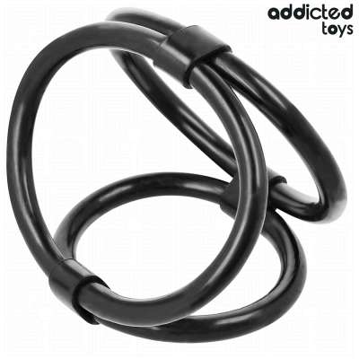 ADDICTED TOYS - TRIPLE PENIS RING