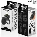 ADDICTED TOYS LOCKED - CHAINED HOLLOW PENIS CAGE 10.5 CM