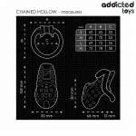 ADDICTED TOYS LOCKED - CHAINED HOLLOW PENIS CAGE 10.5 CM
