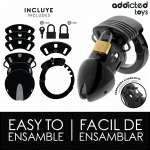 ADDICTED TOYS LOCKED - CHASTITY DEPTHS PENIS CAGE 7.5 CM