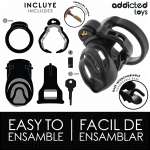ADDICTED TOYS LOCKED - ETERNAL LOCK PENIS CAGE 9 CM