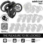 ADDICTED TOYS LOCKED - ETERNAL LOCK PENIS CAGE 9 CM