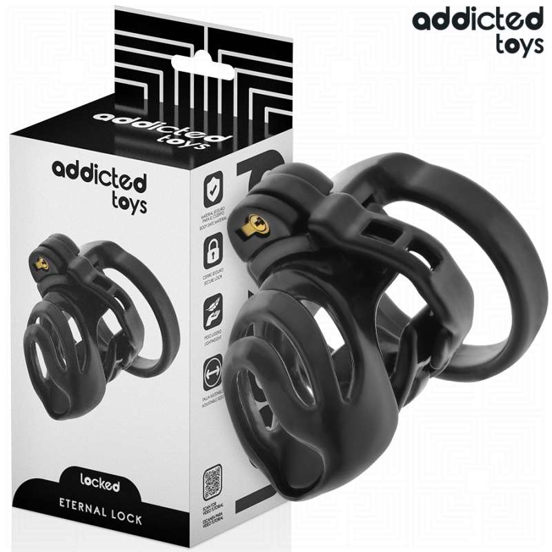 ADDICTED TOYS LOCKED - ETERNAL LOCK PENIS CAGE 9 CM ADDICTED TOYS LOCKED - ETERNAL LOCK PENIS CAGE 9 CM