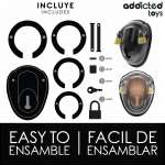 ADDICTED TOYS LOCKED - KEYLESS RESTRAINT PENIS CAGE 11.5 CM