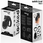 ADDICTED TOYS LOCKED - MINDNIGHT CELL PENIS CAGE SIZE M