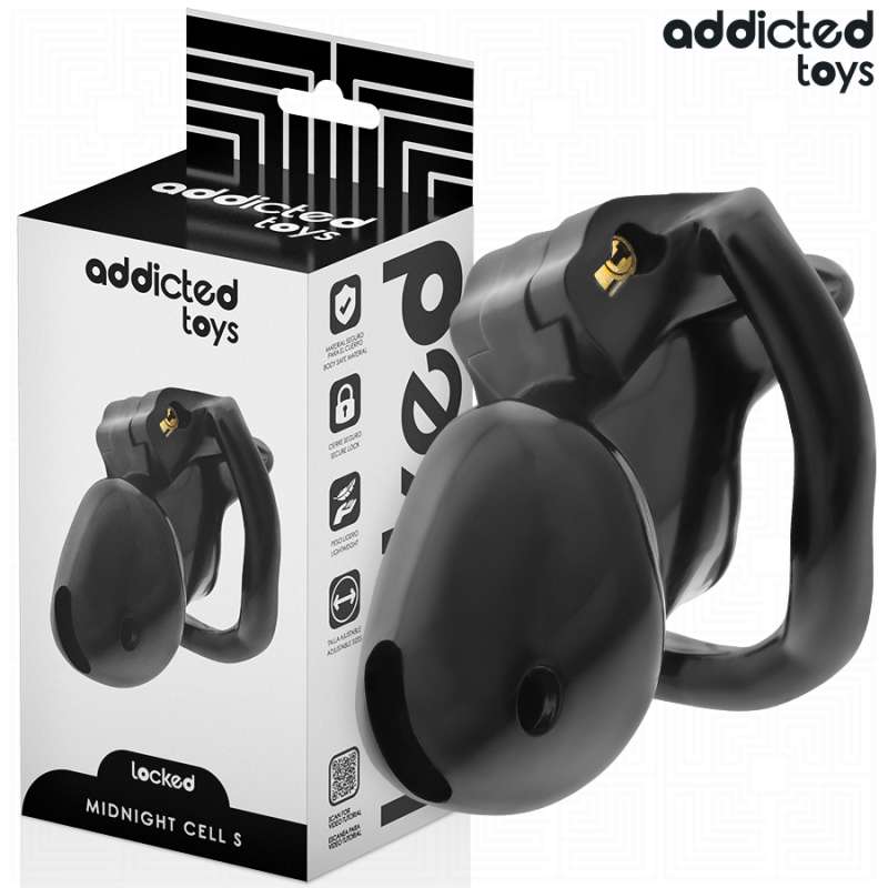 ADDICTED TOYS LOCKED - MINDNIGHT CELL PENIS CAGE SIZE S ADDICTED TOYS LOCKED - MINDNIGHT CELL PENIS CAGE SIZE S