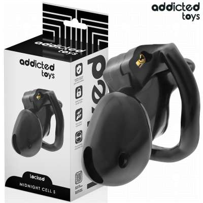 ADDICTED TOYS LOCKED - MINDNIGHT CELL PENIS CAGE SIZE S