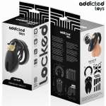 ADDICTED TOYS LOCKED - OBSIDIAN HOLD PENIS CAGE SIZE S