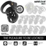 ADDICTED TOYS LOCKED - SILENT KEEP PENIS CAGE 7.5 CM