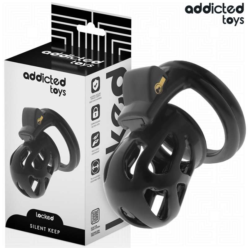 ADDICTED TOYS LOCKED - SILENT KEEP PENIS CAGE 7.5 CM ADDICTED TOYS LOCKED - SILENT KEEP PENIS CAGE 7.5 CM