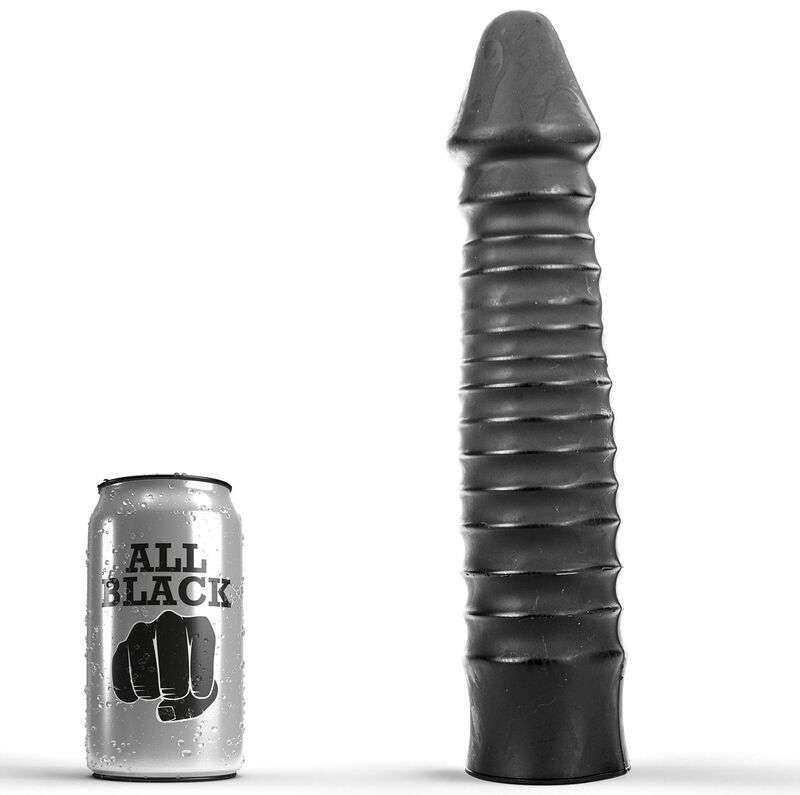 ALL BLACK - DILDO 26 CM ALL BLACK - DILDO 26 CM