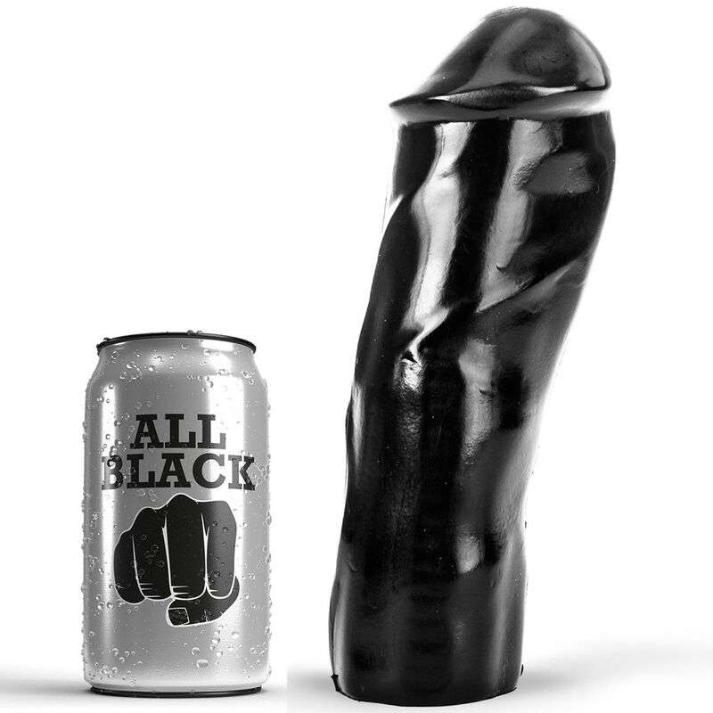 ALL BLACK - DILDO REALISTIC 20 CM ALL BLACK - DILDO REALISTIC 20 CM